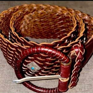 Brighton Women NWT brown Belt Size M/L 32 B20155